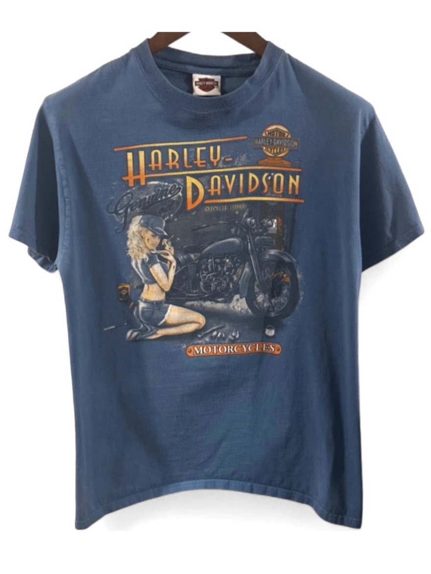 Vtg Design Men’s Harley Davidson London, England Graphic T-Shirt Size Medium